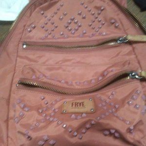 Frye Studded Nylon backpack